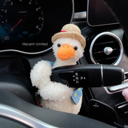 Cotton cartoon doll ornament for car pregnancy block coverage with hanging design