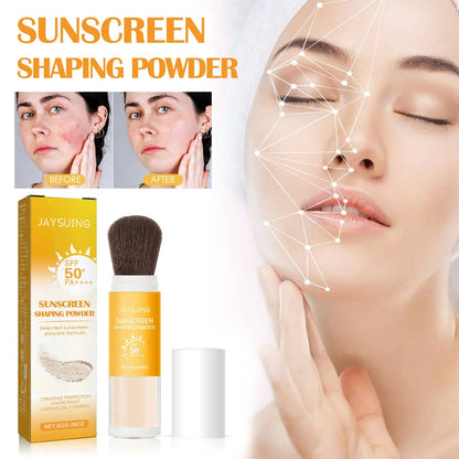 8g container of translucent loose setting powder for oil control and makeup finish