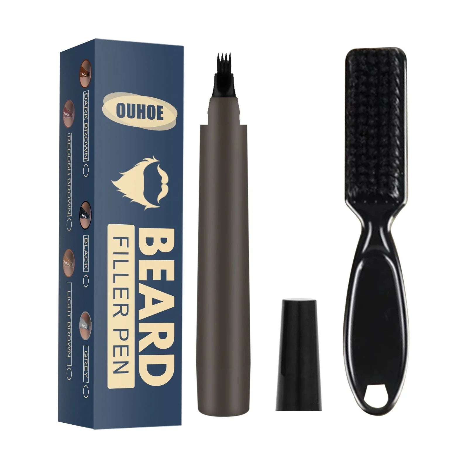 Premium beard pencil for flawless facial hair styling and filling in patchy, thin beards