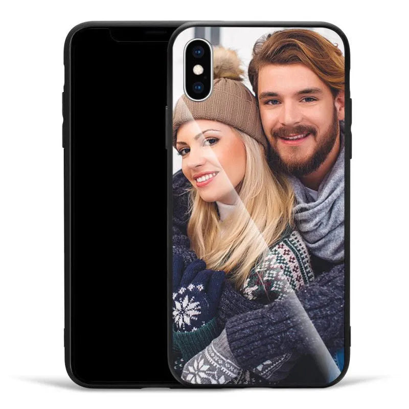 iPhone case with raised bumper edge protecting camera and screen, precision cut-outs for ports