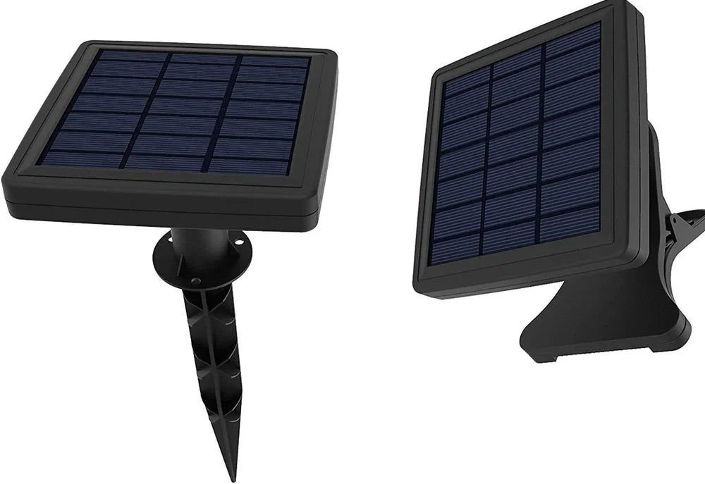 Waterproof solar-powered LED string lights with PVC shell for outdoor garden and patio illumination