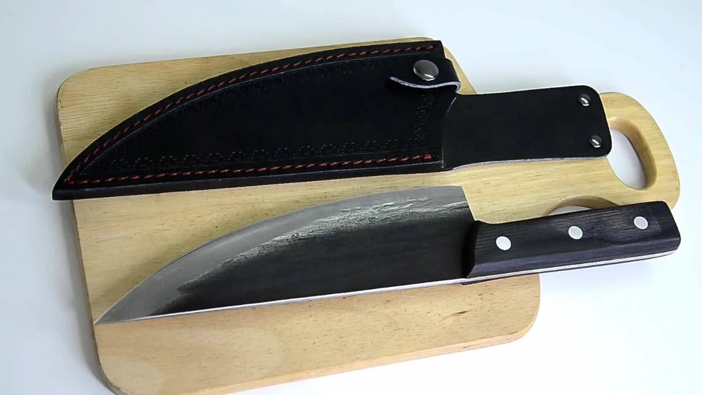 Premium high-carbon steel fillet knife with ergonomic handle for easy fish and meat preparation