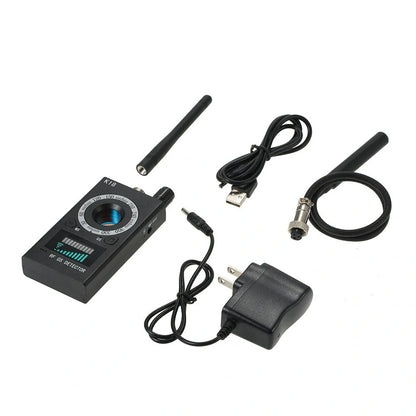 K18 Multi-function Anti Detector Bug Mini Audio Spy Camera with GSM Finder in black