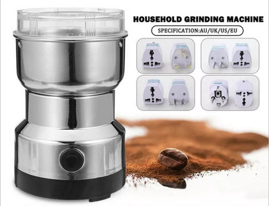 Morning Seven Coffee Grinder with stainless steel body and compact design