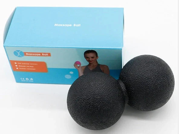 High-Density Peanut Massage Ball for fitness, yoga, and pain relief in various colors
