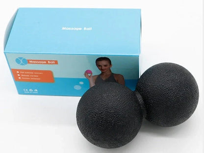 High-Density Peanut Massage Ball for fitness, yoga, and pain relief in various colors