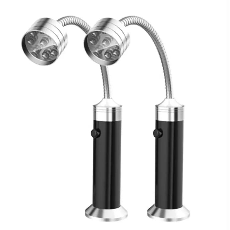 BBQ Grill Light with adjustable hose and magnetic base for hands-free grilling illumination