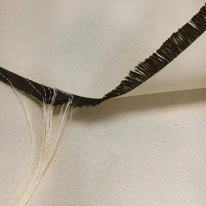 Outdoor waterproof polyester curtain in navy blue colour measuring 132cm × 274cm with reinforced edges