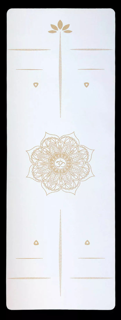 6mm thick yoga mat in black, red, or white for optimal support and comfort during yoga practice