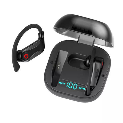 HBQ-Q62 Wireless TWS Bluetooth Headset in Black with 10-hour playtime