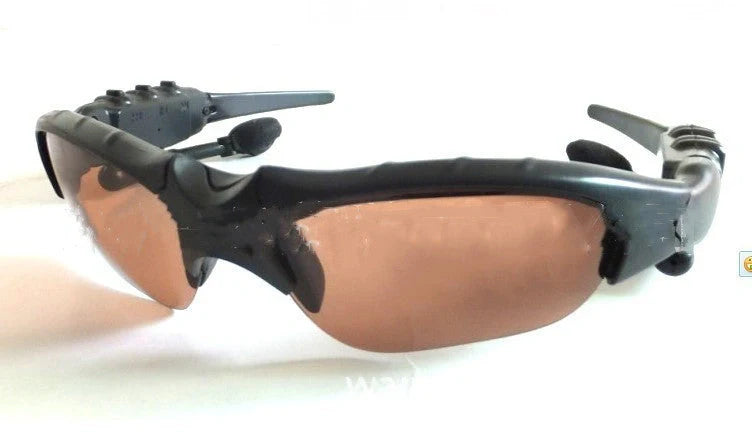 Bluetooth 5.0 smart sunglasses with wireless headphones and high-definition polarized lenses