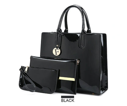 Versatile patent leather shoulder and crossbody handbags in a variety of classic and contemporary colors