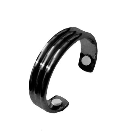 Magnetic Therapy Ring with acupressure design for sleep apnea relief and improved circulation
