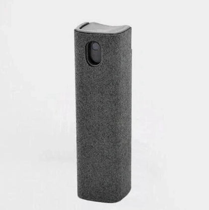 2-in-1 screen cleaner kit with microfiber cloth for dust and fingerprint removal on electronic devices