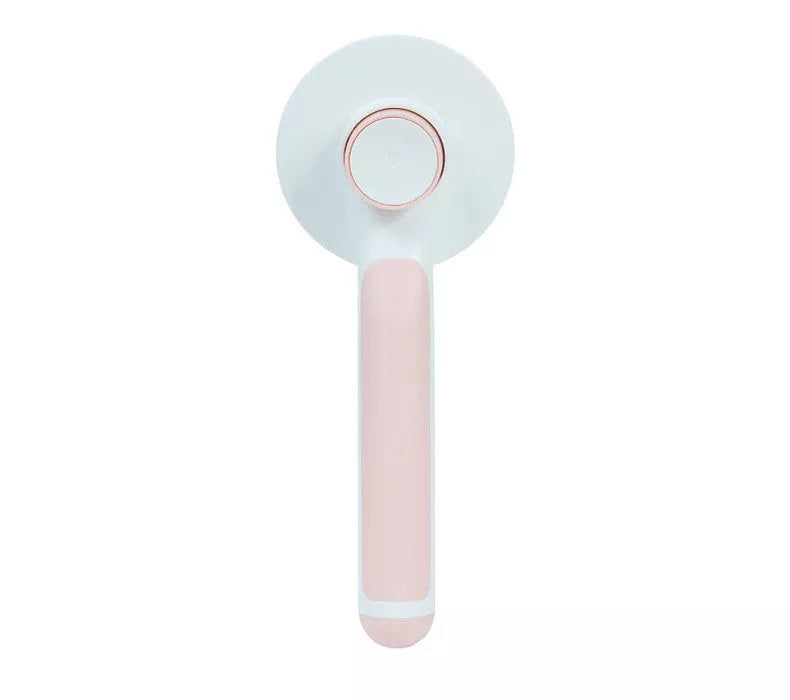 Round Handle Pet Passage Comb with stainless steel needles and self-cleaning feature
