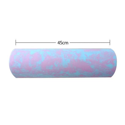 Aomardon camouflage foam shaft Yoga roller in blue-green and pink-blue for muscle relaxation