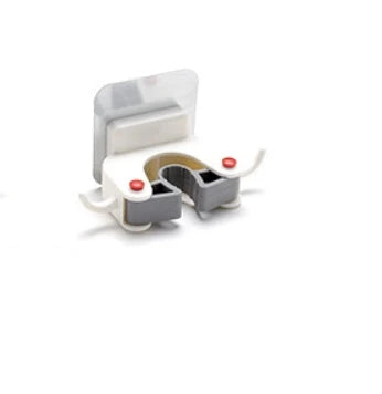 Versatile adhesive wall hooks for organizing mops, brooms, and other cleaning tools in the bathroom or laundry room