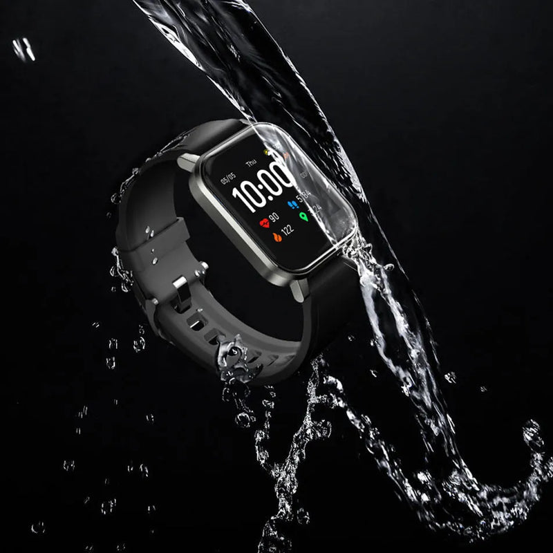 Waterproof smart bracelet for Android with 1.4-inch TFT screen, 260mAh battery, and silicone wrist strap in black for fitness tracking, health monitoring, and smart notifications
