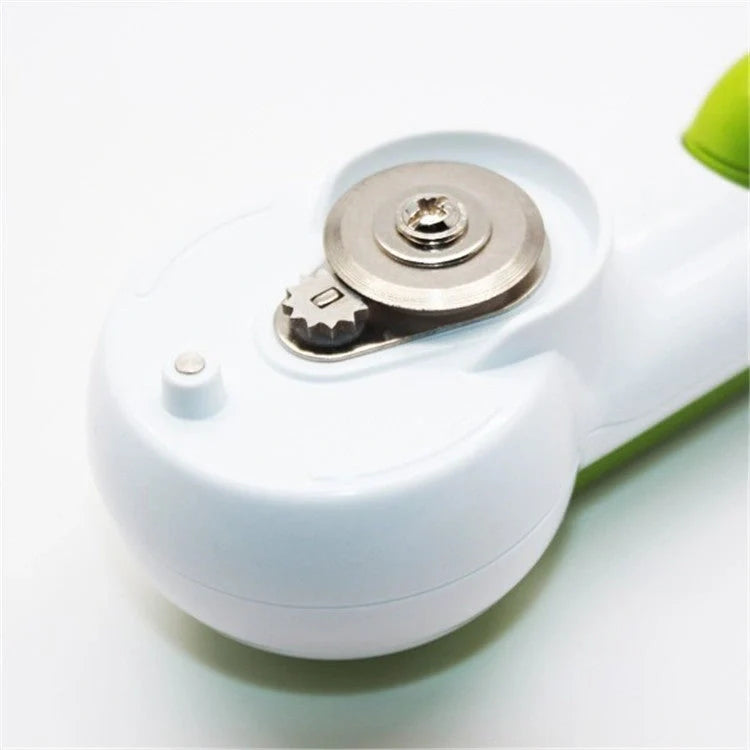 Universal can opener with six functions for easy opening of cans, bottles, and jars