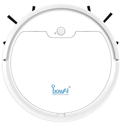 Black robot vacuum cleaner with compact 27.8cm square design and 6.8cm height for under-furniture cleaning