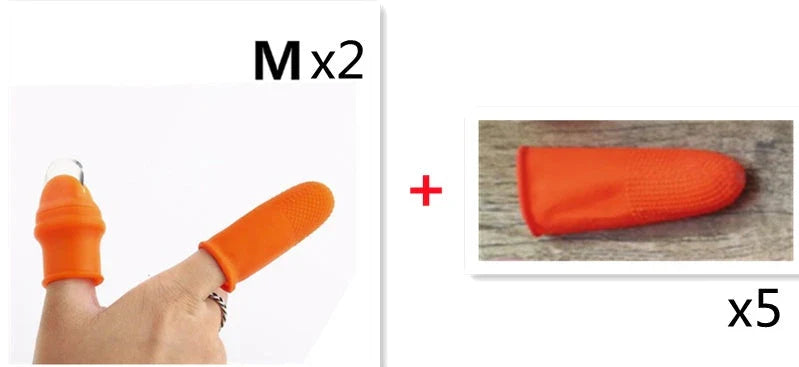 Ergonomic silicone blade protector for safe and efficient vegetable and fruit harvesting