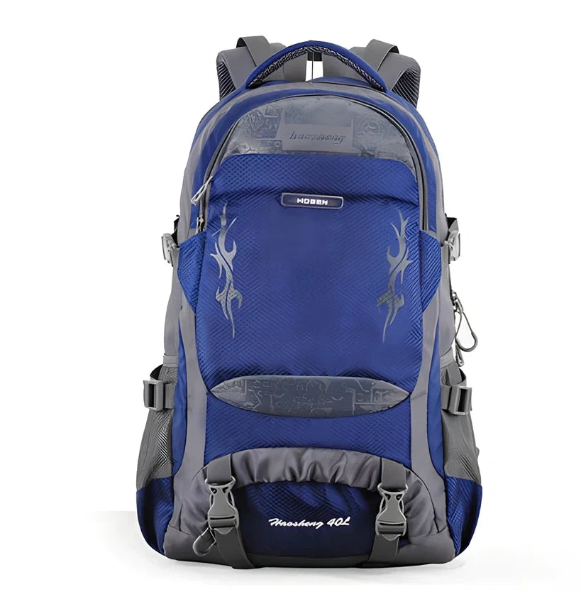 Waterproof EVA backpack in navy blue with 10-litre capacity for outdoor activities