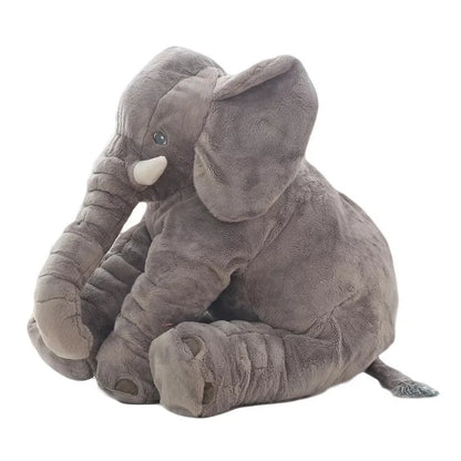 Elephant doll pillow baby comfort sleep toy in short plush with PP cotton filling, 60cm and 40cm sizes