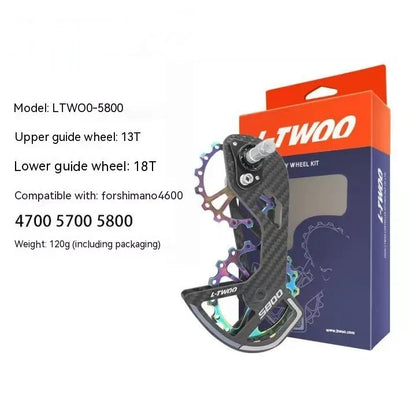 LTWOO 105 bicycle rear derailleur pulley wheels with 13T upper and 18T lower jockey wheels