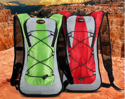 Lightweight waterproof outdoor sports backpack in selected color for running and off-road riding