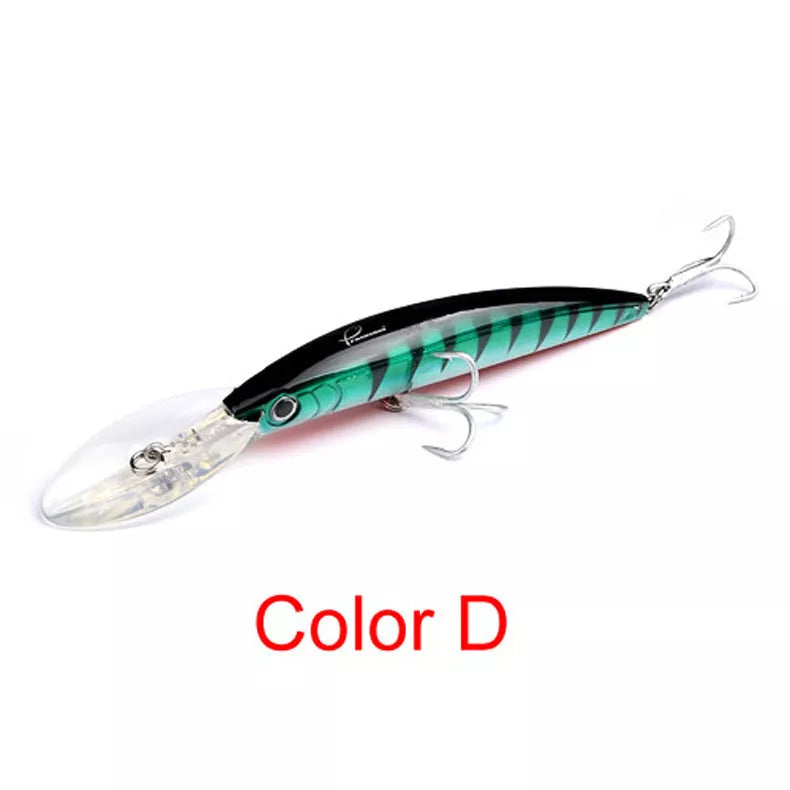 PRO BEROS Classic Minnow Bait hard plastic fishing lure in various colors