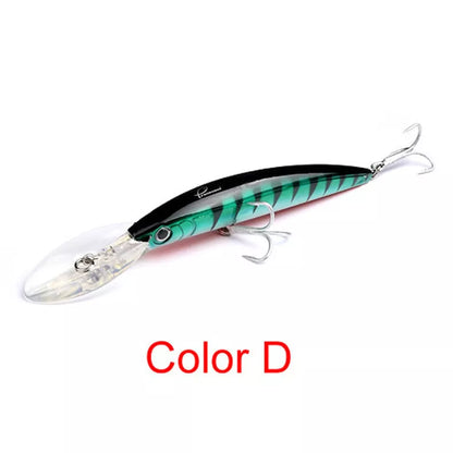 PRO BEROS Classic Minnow Bait hard plastic fishing lure in various colors