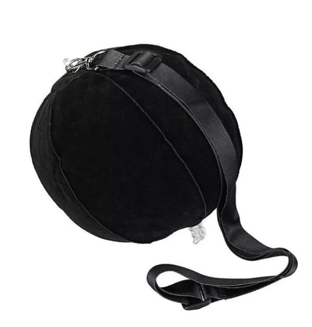 Smart Inflatable Ball Swing Trainer in gray and black, designed for sports training