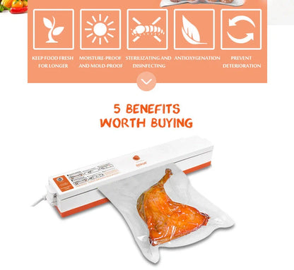 Compact Food-Pro Sealer vacuum sealing machine for preserving food freshness