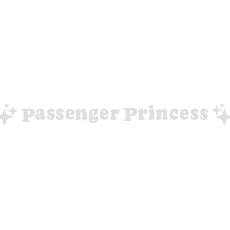Passenger princess decorative sticker for car rearview mirror in multiple colour options