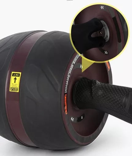 Home abdominal wheel with spring boost for core workouts