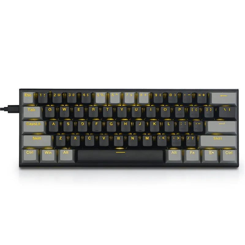 Aluminium alloy mechanical keyboard key caps in black, grey, and green colour scheme