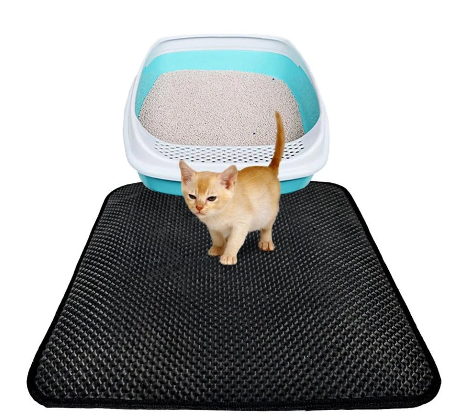 Themat Cat Mat Set with glove and plastic shovel for pet care and cleanup