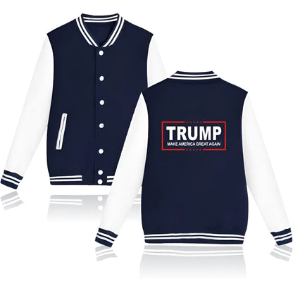 President Trump cotton knit sweater in black, dark blue, grey and pink, sizes XXS to 4XL