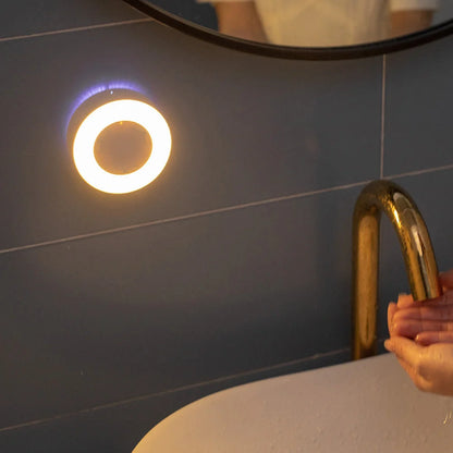 Modern white aromatherapy mosquito repellent lamp with USB cable, compact and portable