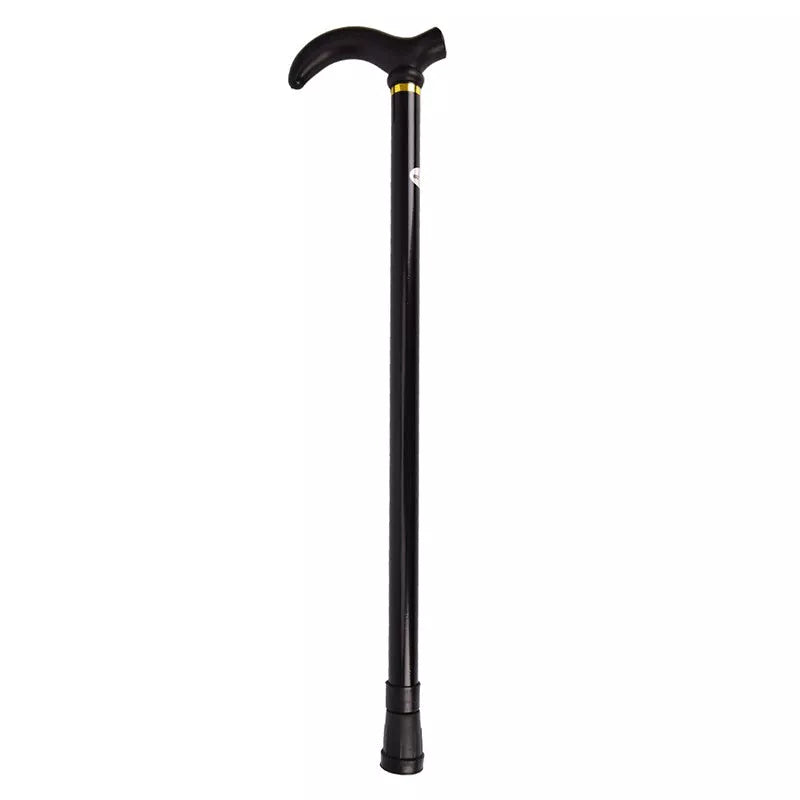 Adjustable aluminum telescopic walking stick with rubber tips in multiple colors