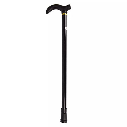 Adjustable aluminum telescopic walking stick with rubber tips in multiple colors