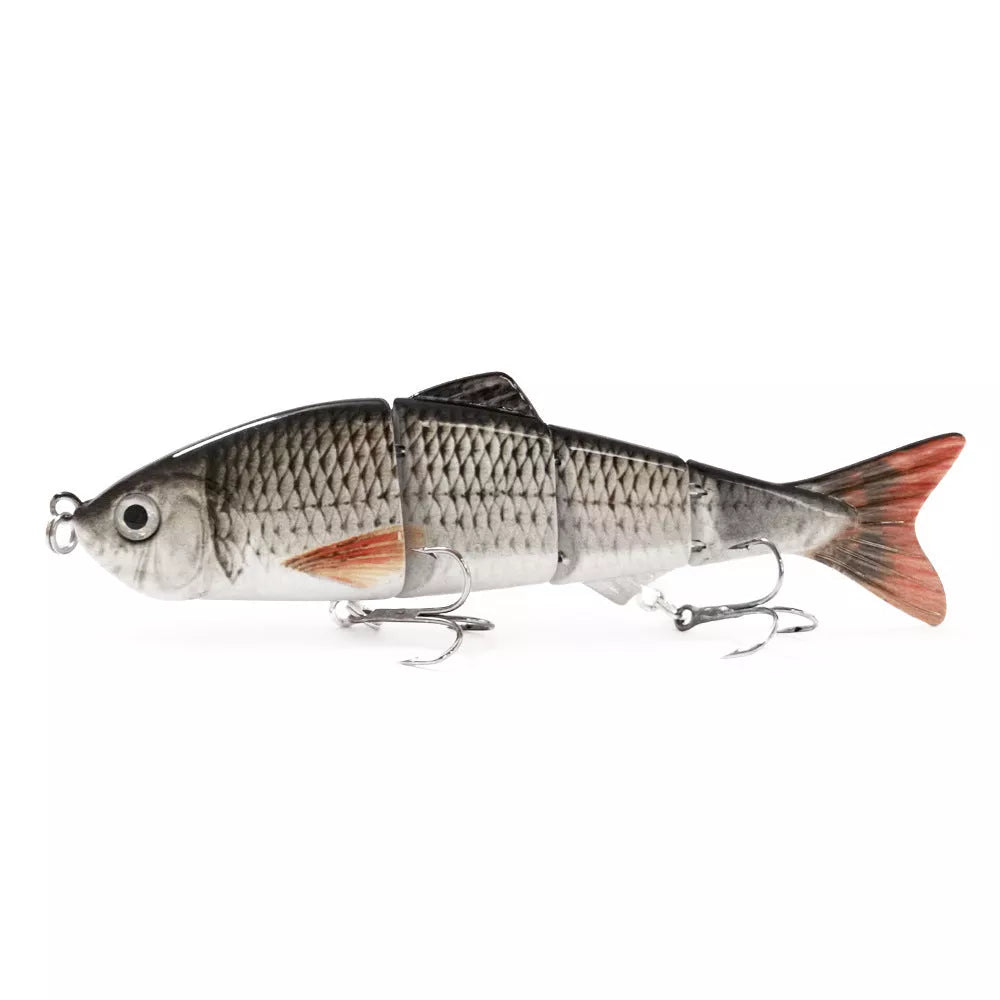 Luya Multi-section Fishing Bait: 16.5cm ABS Plastic Bionic Lure for effective fishing
