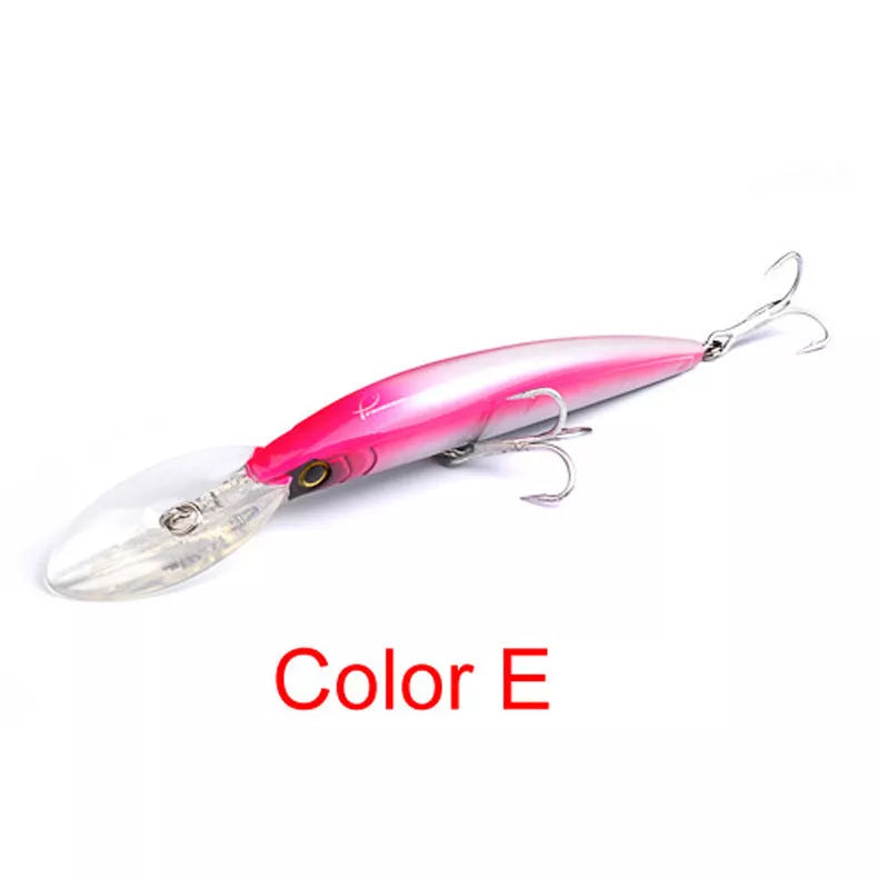 PRO BEROS Classic Minnow Bait hard plastic fishing lure in various colors