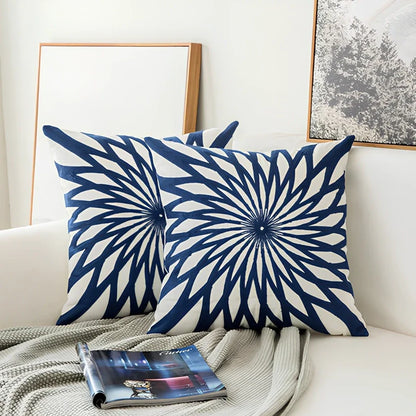 Chinese classical embroidered pillowcase 45x45cm with PP cotton filler and four style options