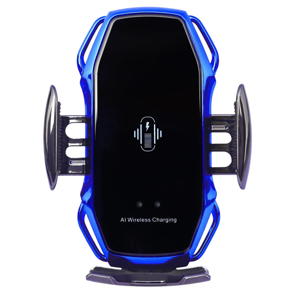 Car dashboard mobile phone holder with flexible neck and USB charging port in multiple colours