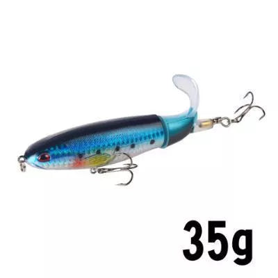 Road Sub-bait Propeller Tractor Hard Bait Floating Water Pencil Lure Bait in various colors