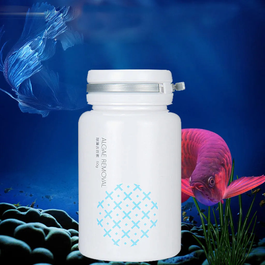 50g algaecide swimming pool treatment for algae and moss removal with dosage instructions