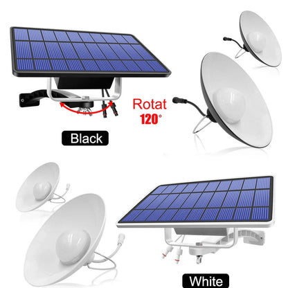 16LED solar chandelier with black or white finish for outdoor garden lighting