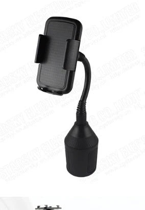 Adjustable car cup holder and smartphone mount with 360-degree rotation and eco-friendly ABS design