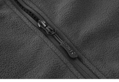 Thick Military Army Fleece Jacket in Black, Grey, or Army Green with windproof and thermal features